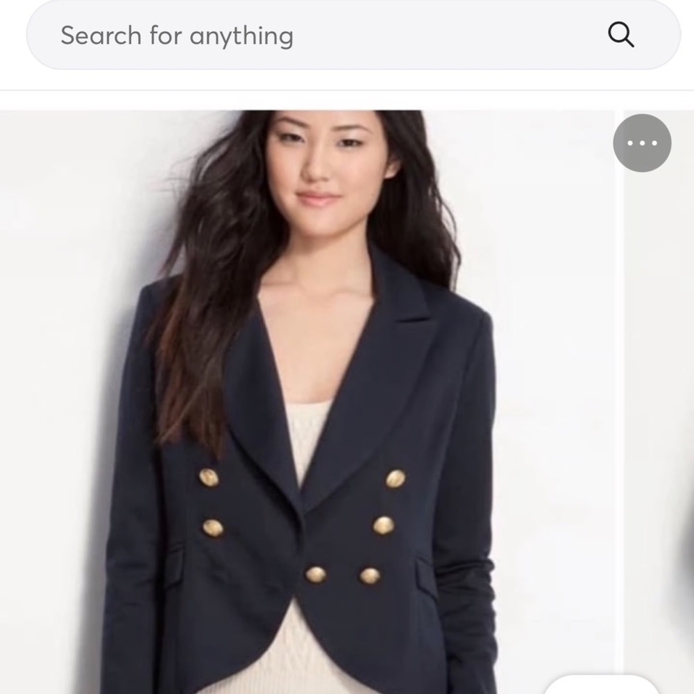 Nordstrom Blazer gold buttons